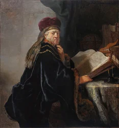 A Scholar in His Study